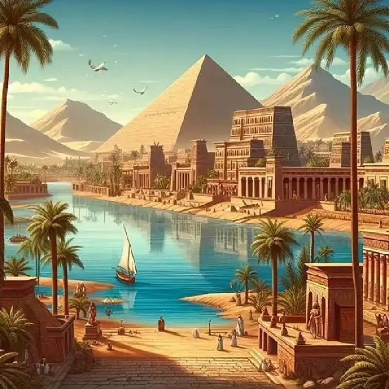 

Pyramid Egyptian Landscape 500 PCS Jigsaw Puzzles Challenging Family Activity Games for Gameroom Bedroom Livingroom Gift