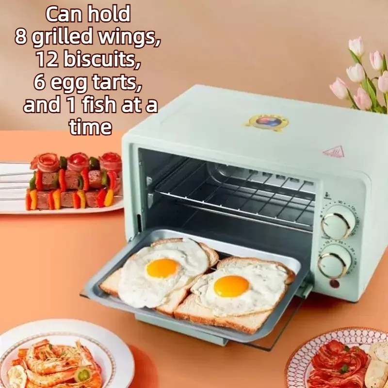 Mini Multifunctional Microwave Oven Portable Personal Baking Heating Rice Steamer All-in-one Household Small Oven