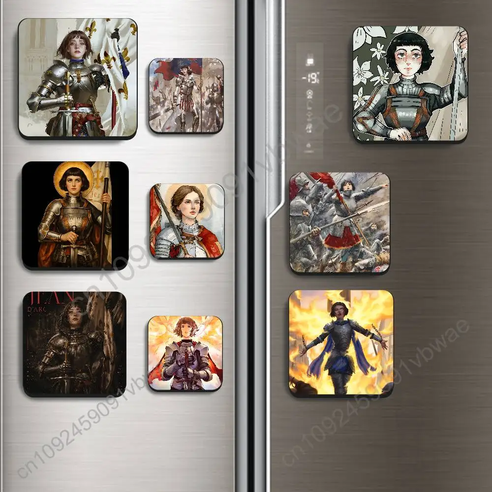 

Leader Joan of Arc Civilization BestSelling Refrigerator Magnetic Sticker Fridge Magnets Adhesive to Metal Surfaces Leaves