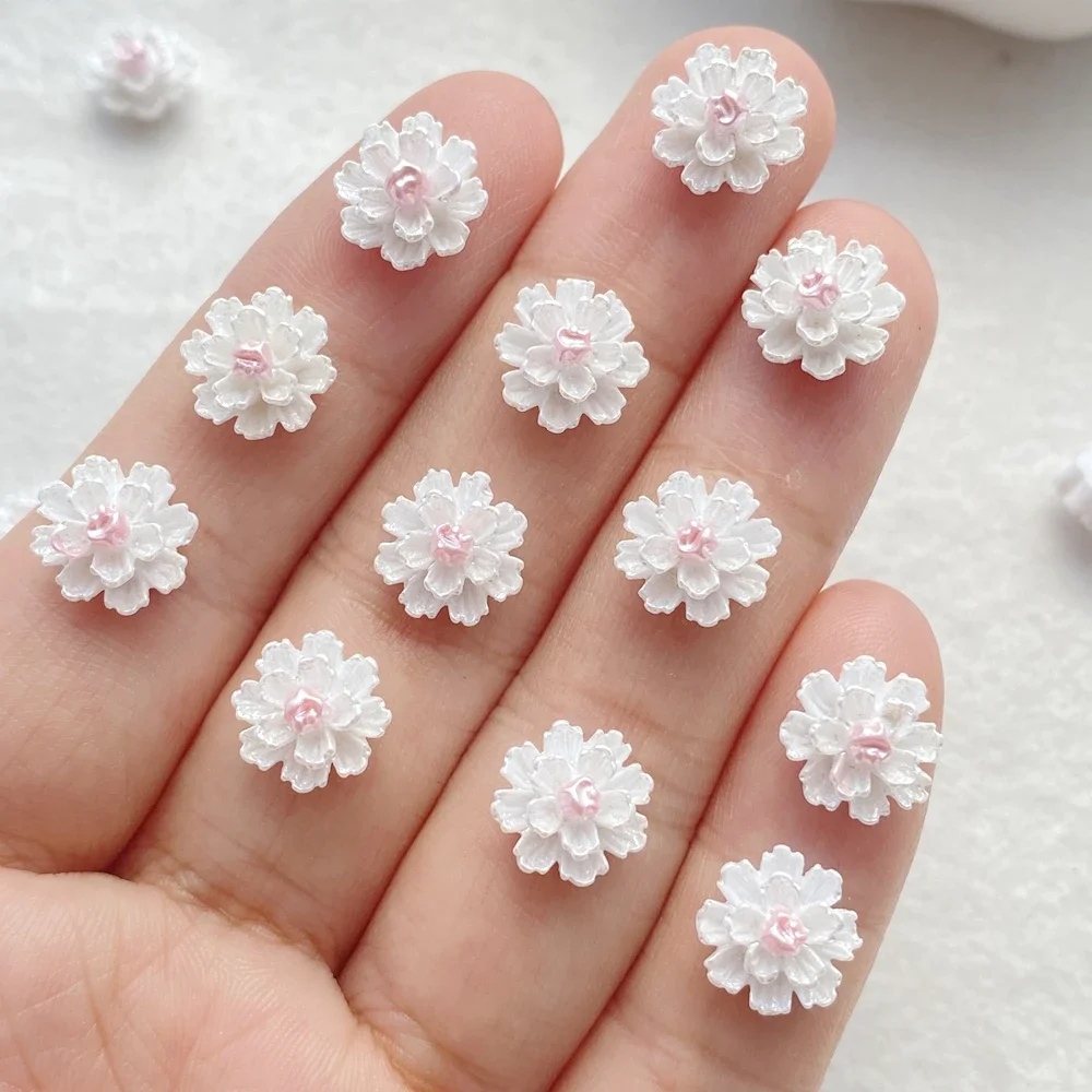 DIY 공예 및 장식용 절묘한 송진 꽃 네일 아트, 50 개