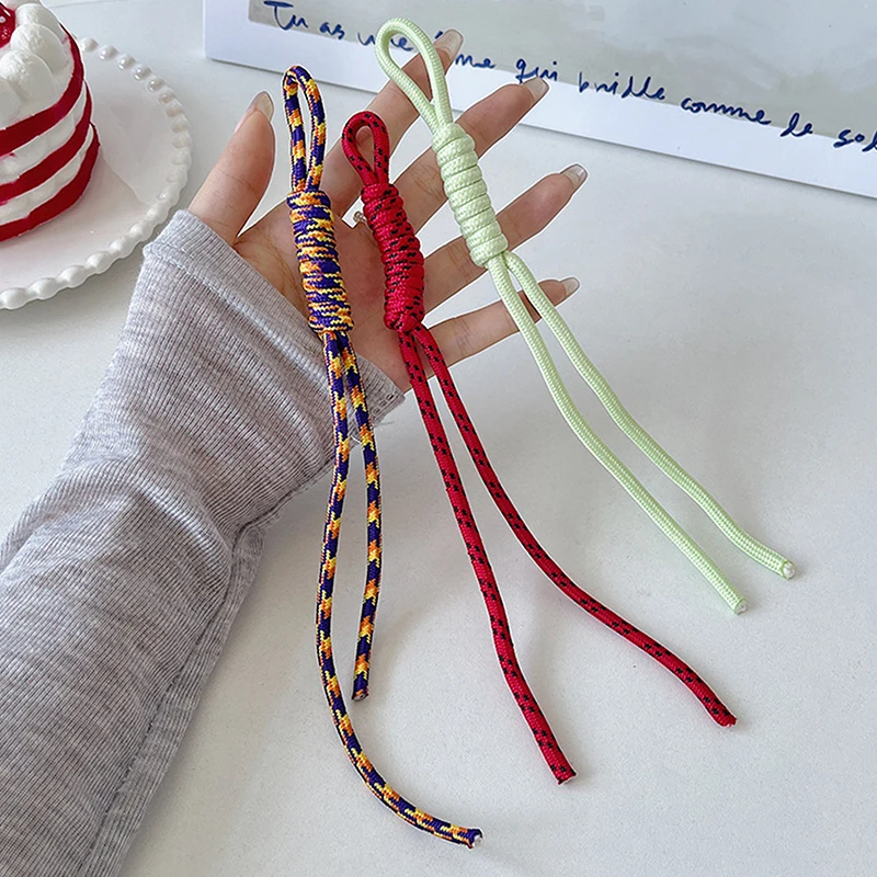 Colorful Key Ring Braided Keychain For Car Lanyard Exquisite Bag Charm Couples Gift Bag Fashion Accessories