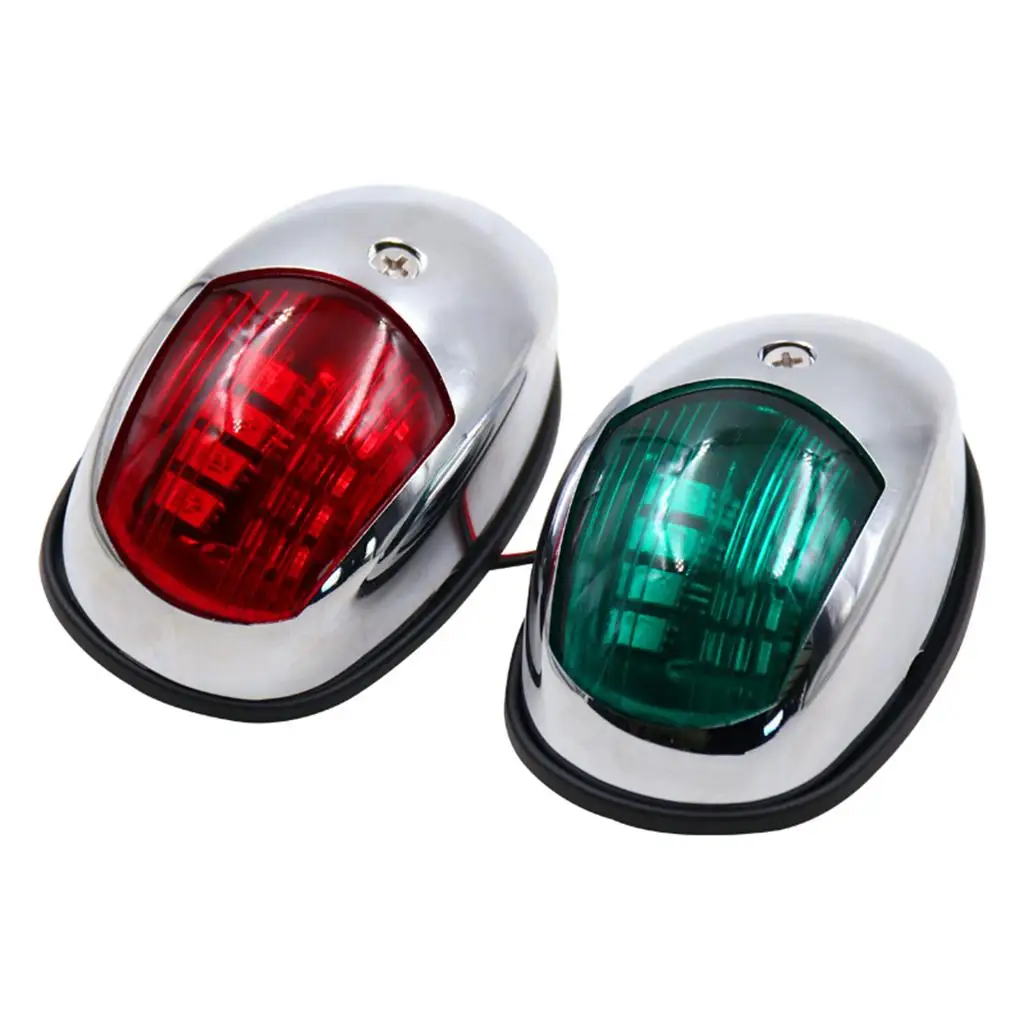 

2x LED Marine Navigation Light Yachts Boats Starboard Marine
