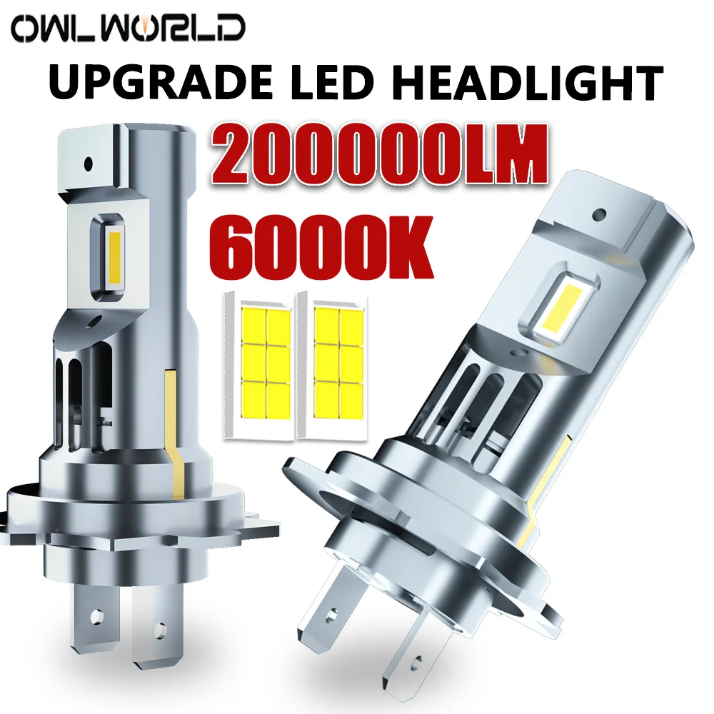 H7 LED CANBUS Headlight  200000LM 16 Core 7035 CSP CHIPS Led Auto Car Lights Wireless With Fan Turbo Led Lamp 6000KGOLF CAR LED