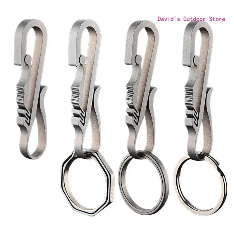 

Alloy Carabiner Keys Clip Keychain Fast Hang Buckle Key Organizers Holder Climbing Hook Outdoor Tool Durable X3UA