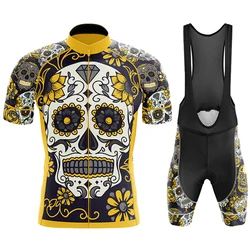 Men's Cycling Shorts Complete 2026 Uniform Skull Tricuta Man Clothing Sportswear Mtb Summer Outfit Set Jersey Professional Shirt