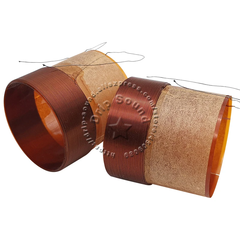 2X38.5มม.7-8Ohm KSV 38.5-Core 4-Layer ทองแดงลวด Bass ลำโพงเสียงวูฟเฟอร์ไดร์เวอร์เสียงลำโพงอะไหล่ซ่อม