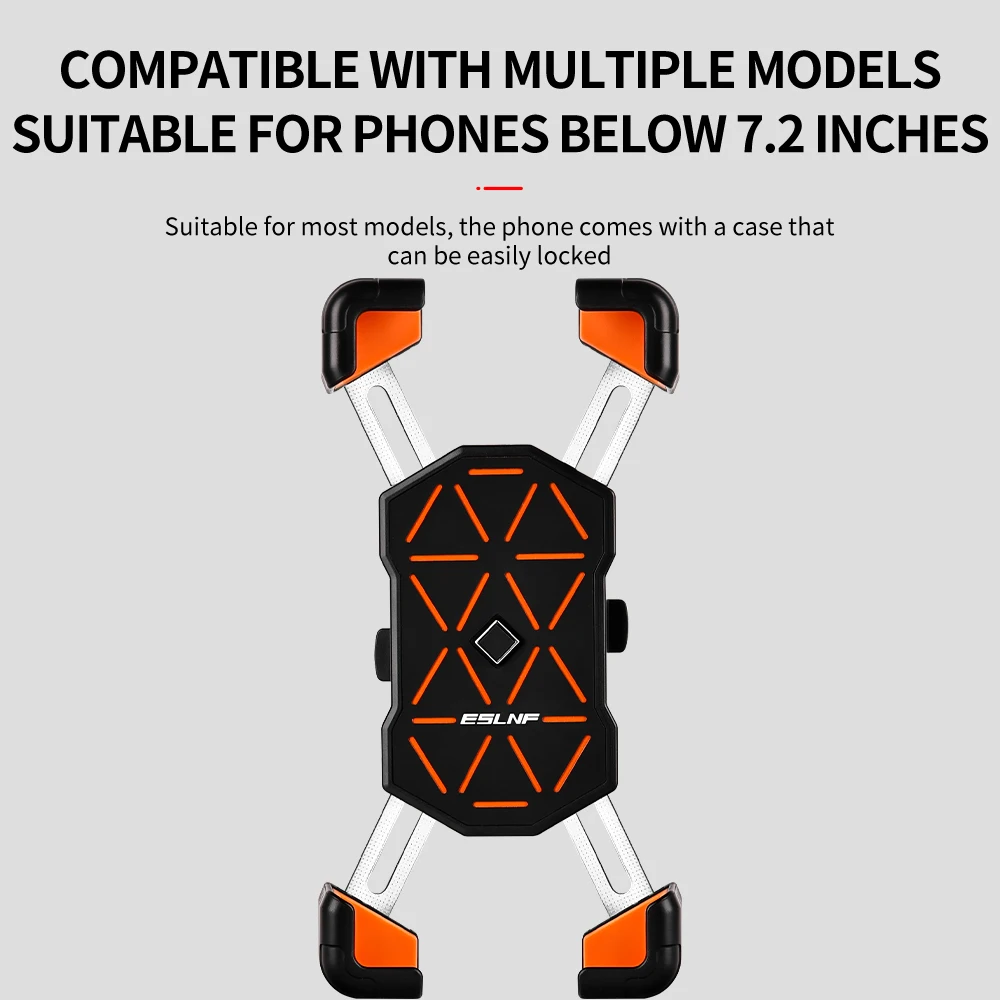 Bicycle Mobile Phone Stand Cycling Aluminum Alloy Four-claw Stand Bicycle Accessories
