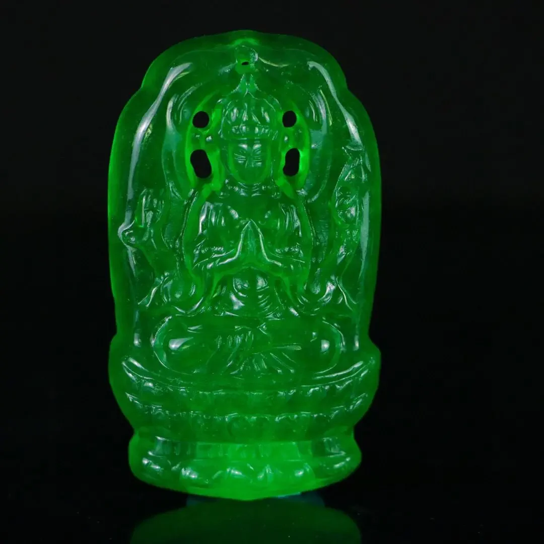 

Идеальный резной нефритовый кулон бренда Гуаньинь Seiko High Ice Seiko