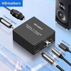 Digital audio converter Bi-directional RCA Digital coaxial to optical toslink converter Optical SPDIF Toslink to Coaxial