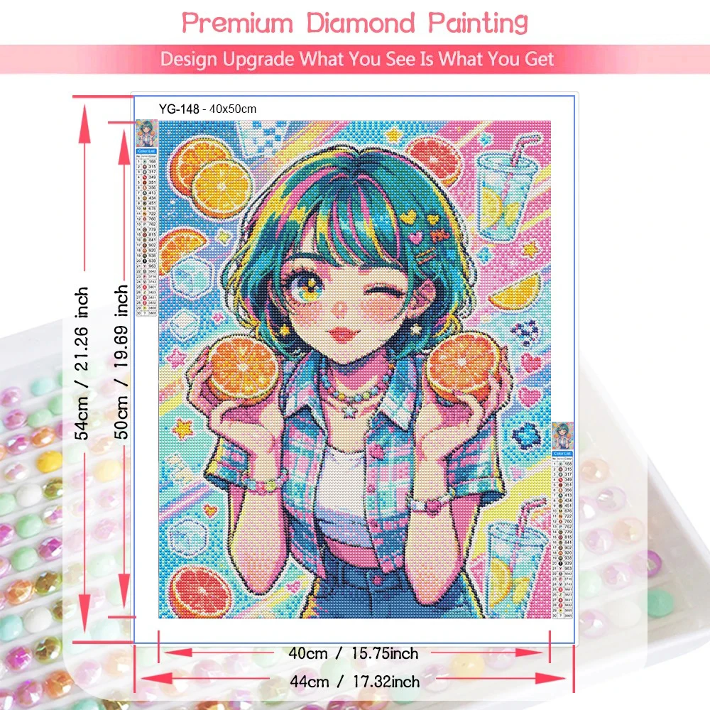 Pintura de Diamantes AB 5D con - Home Decor Y2K reseña y precio