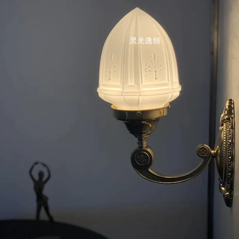 

Винтажный настенный светильник в стиле Шанхая, Китай, Шанхай, прикроватный светильник для спальни, настенный светильник для учебы