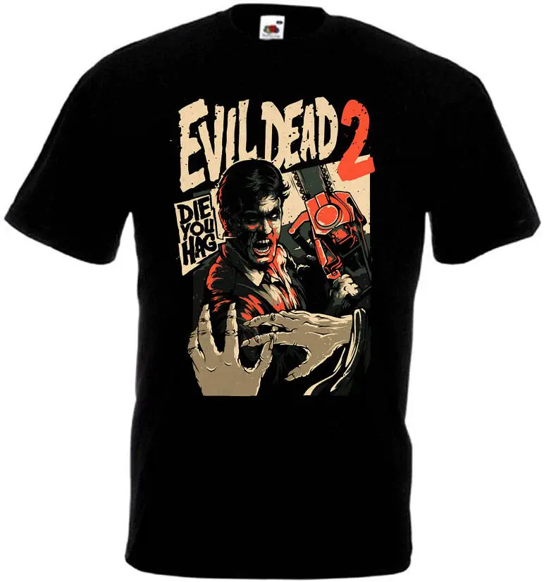 Evil Dead 2 v 14 T shirt black movie poster horror all sizes S 5XL