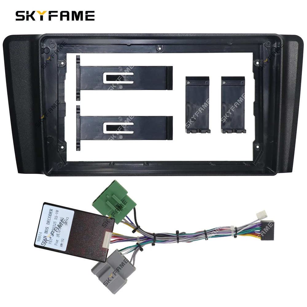 

SKYFAME автомобильная рамка, лицевой адаптер, декодер Canbus Box, Android радиоприемник, комплект панели для Volvo S60 V70 XC70