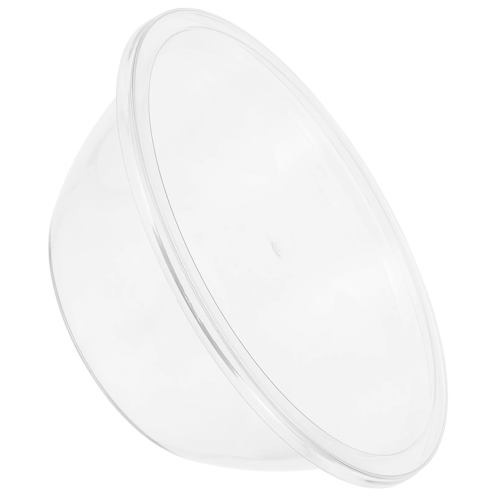 

Nonstick Deep Bowl with Lid for Kneading Dough Mixing Salad Large Capacity PET Material Plastic Kitchen Bowls Clear Food Prep