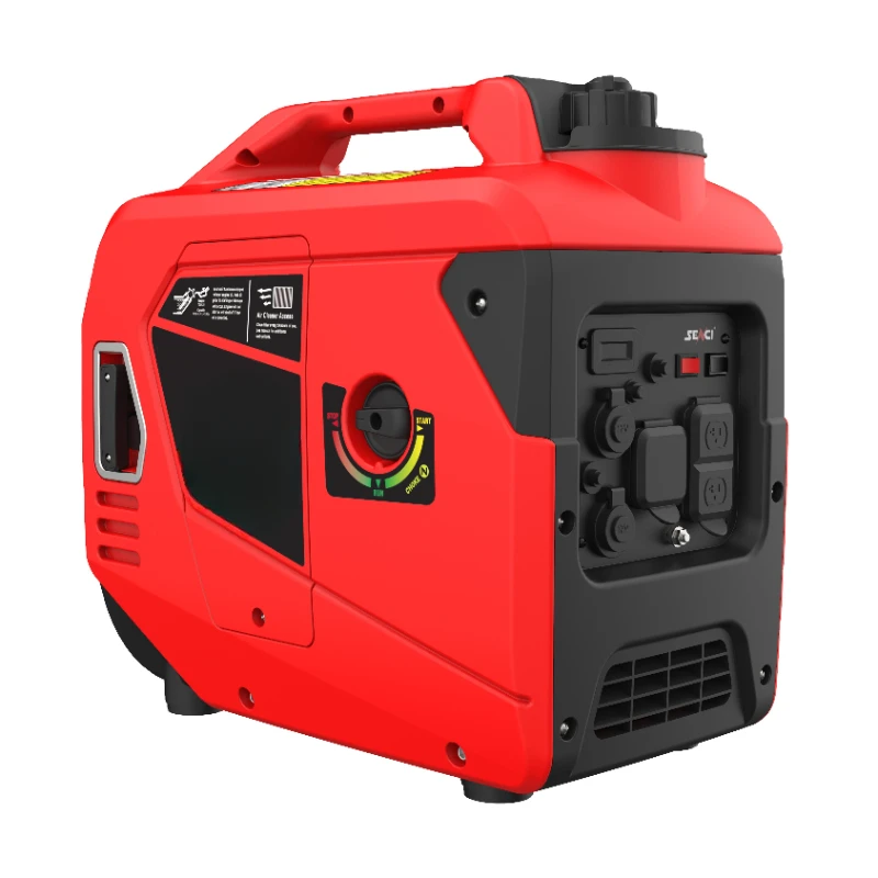 1600W silenced Inverter Generator 12v DC Portable Quiet Petrol Generator