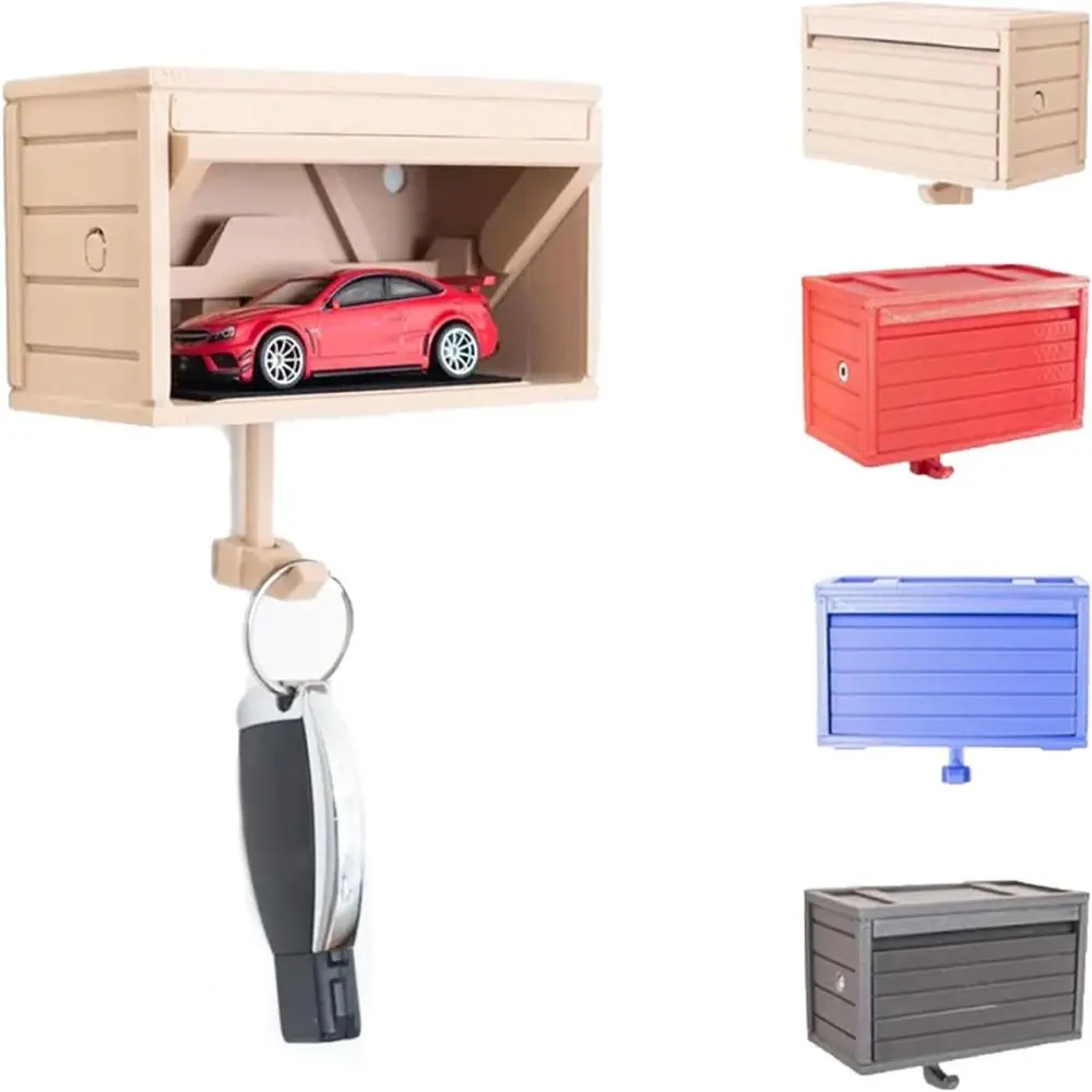 with Opening Door Car Garage Key Holder with Car Garage Easy to Install Garage Design Wall Key Holder Wall Mount Key Organizer