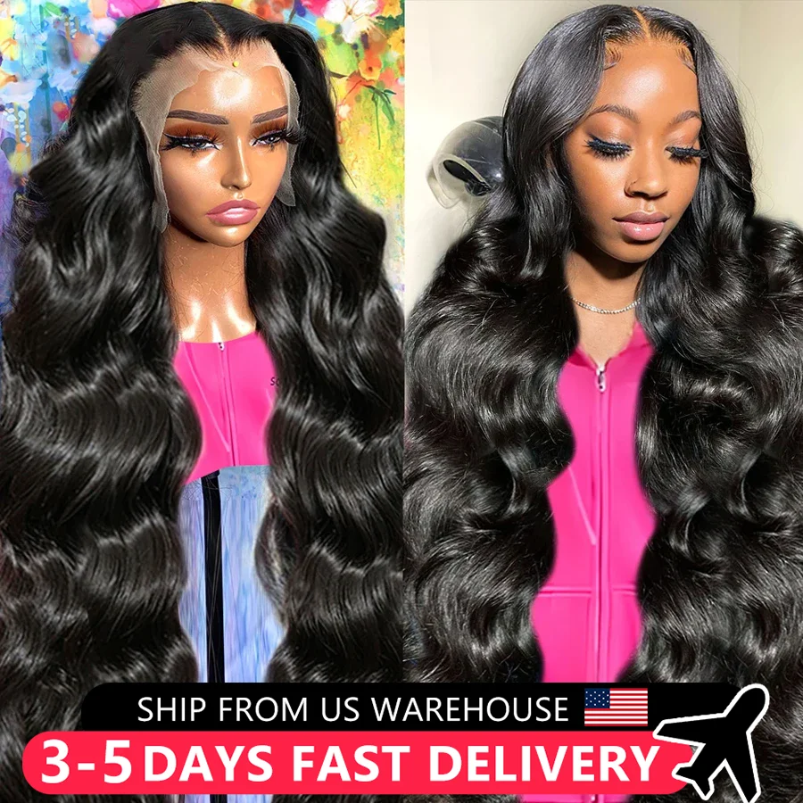 13x4 Body Wave Lace Front 100% Human Hair Wig 180% Indian Remy 13x6 Transparent Hd Lace Frontal Wig 4x4 Lace Closure Wig