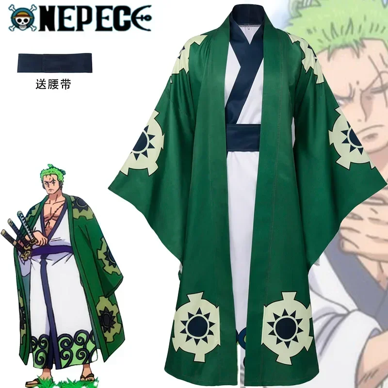 

Cloths Adult Cosplay Roronoa Zoro Japanese Kimono Costume