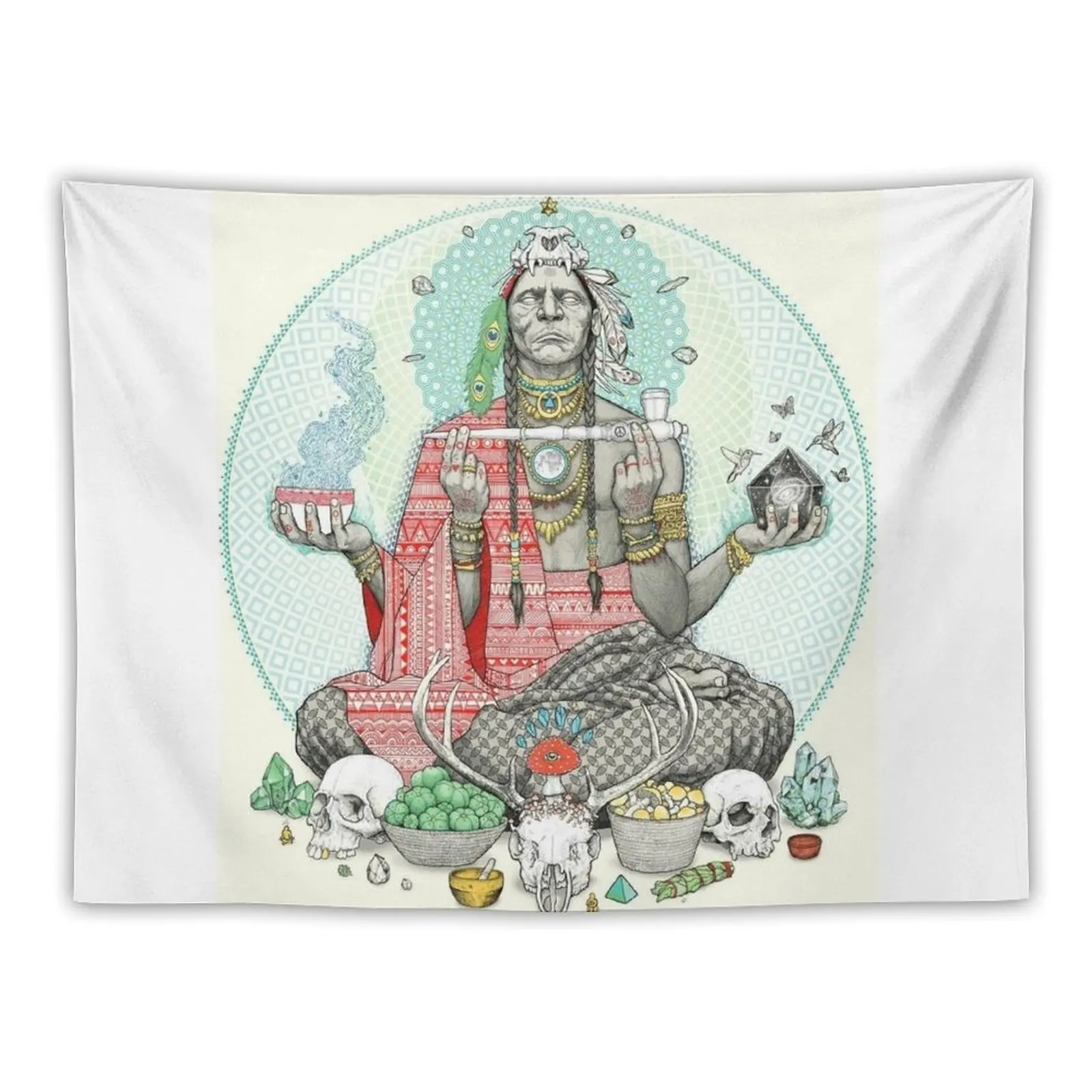 

Shaman Tapestry Kawaii Room Decor Bedroom Decoration Wall Decoration Items Outdoor Decoration Tapestry