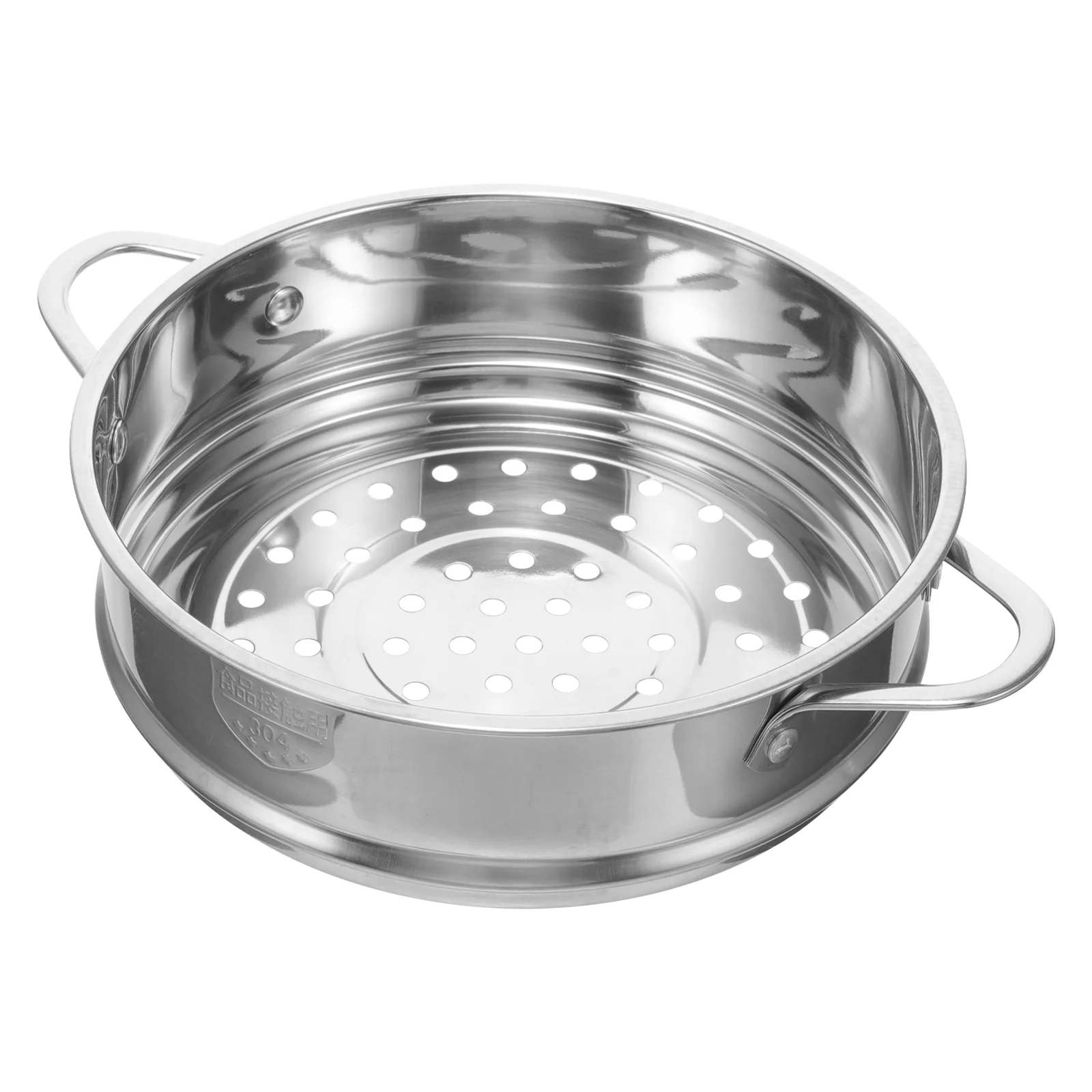 

Dumpling Steamer Electric Hot Pot Cookware Kitchen Steaming Basket Rack Stainless Steel Silver Plate Rice Cooker