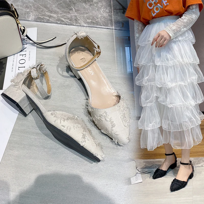 

Прозрачные сандалии на блочном каблуке. Женская обувь. Универсальные летние гладиаторы на массивном каблуке 2023 года. Новые закрытые римские скандальные сандалии. Сандалии с закрытым носком 2