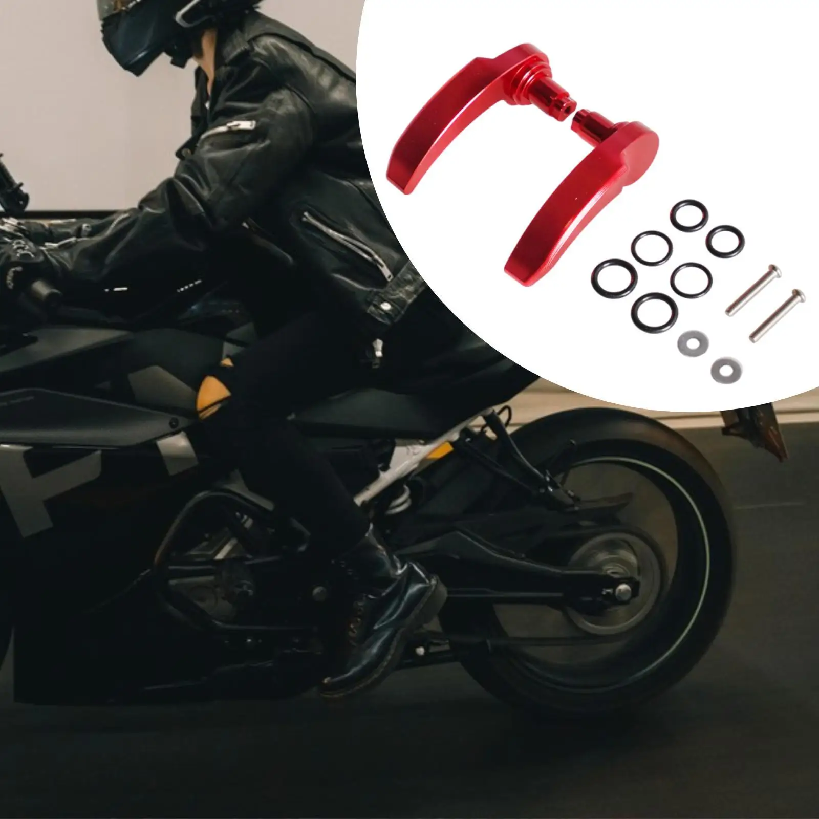 Motorcycle Saddle Bag Lifter Metal Lid Latch Kit Secure Handle Box Replacement for FLHX FLHR Road Glide Touring