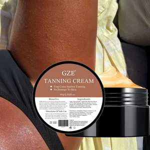 Creme bronzeador para pele de verão, bronzeador sem sol para corpo facial, Natural Glow, bronzeador corporal, loção bronzeador fácil de usar, 80g 8 principais vendas bronzeamento à jato - №4
