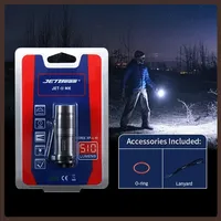 JETBeam JET-II MK XP-L HI 510 Lumens EDC LED 16340 Flashlight 10W IPX8 Waterproof Mini Portable Keychain Torch Emergency Light