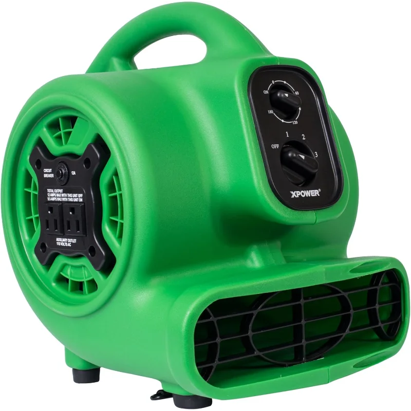 

XPOWER P-230AT Mini Mighty 1/4 л.с., центробежный воздуховод мощностью 925 куб. футов в минуту, сушилка для ковров, напольный вентилятор, вентилятор, штабелируемая, ромашковая цепь