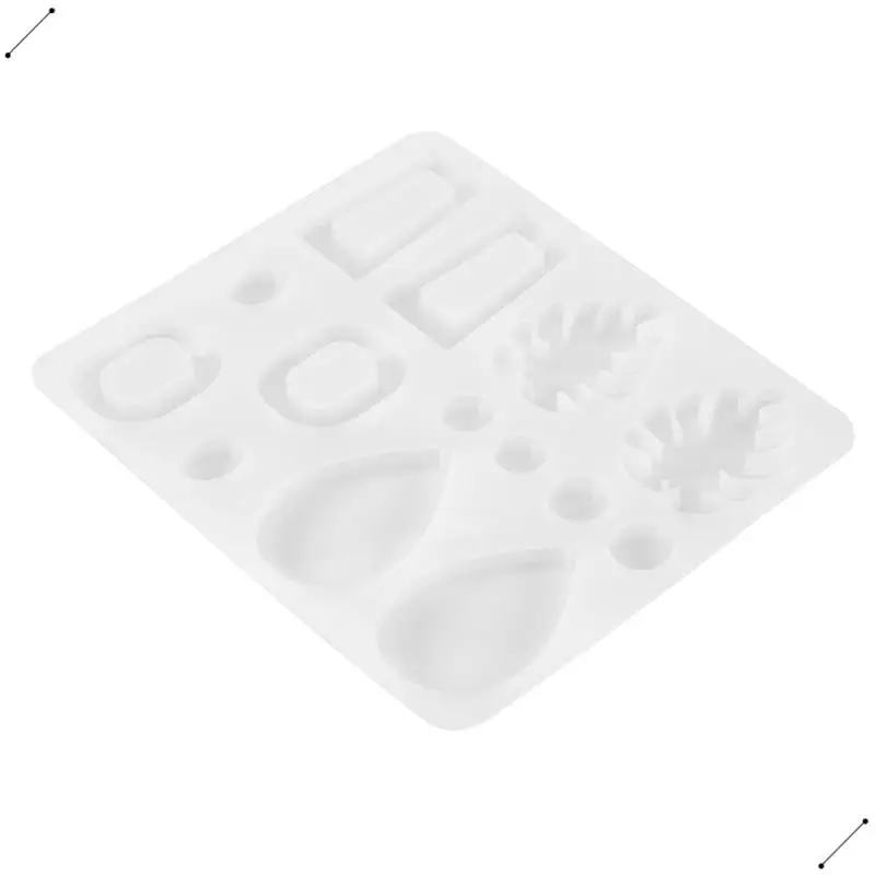 DIY Earring Resin Mold, Handmade Dangling Earring Silicone Mold, UV Epoxy Mold, Used For Jewelry Making Tools