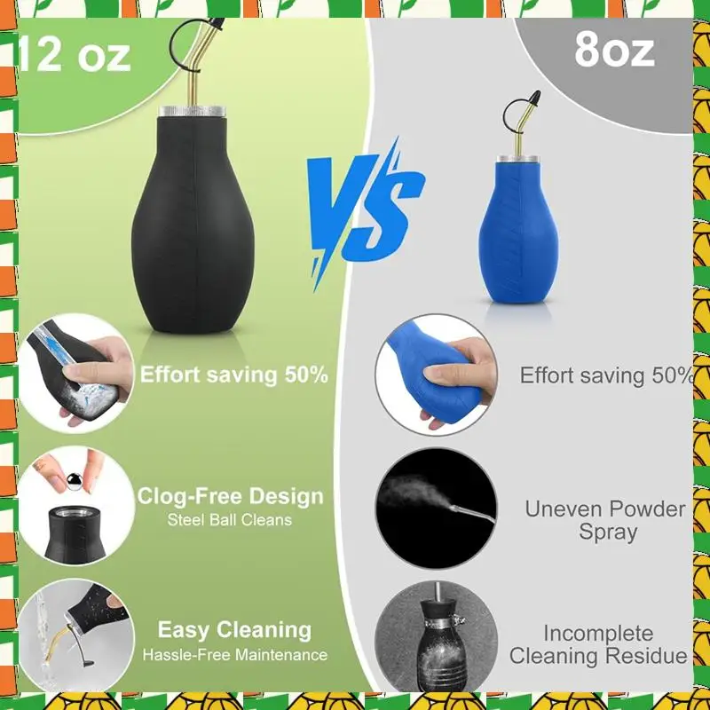 

Professional Tool Diatomaceous Earth Duster 12Oz Powder Applicator Easy-To-Use Insect Duster For Home, Garden