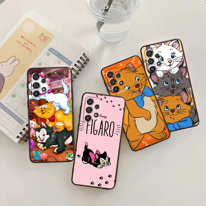 

The Aristocats Cartoon For Samsung Note 20 10 Ultra Plus A31 A14 A12 A70 A34 A25 A04 A05 A15 A24 5G Black Soft Phone Case