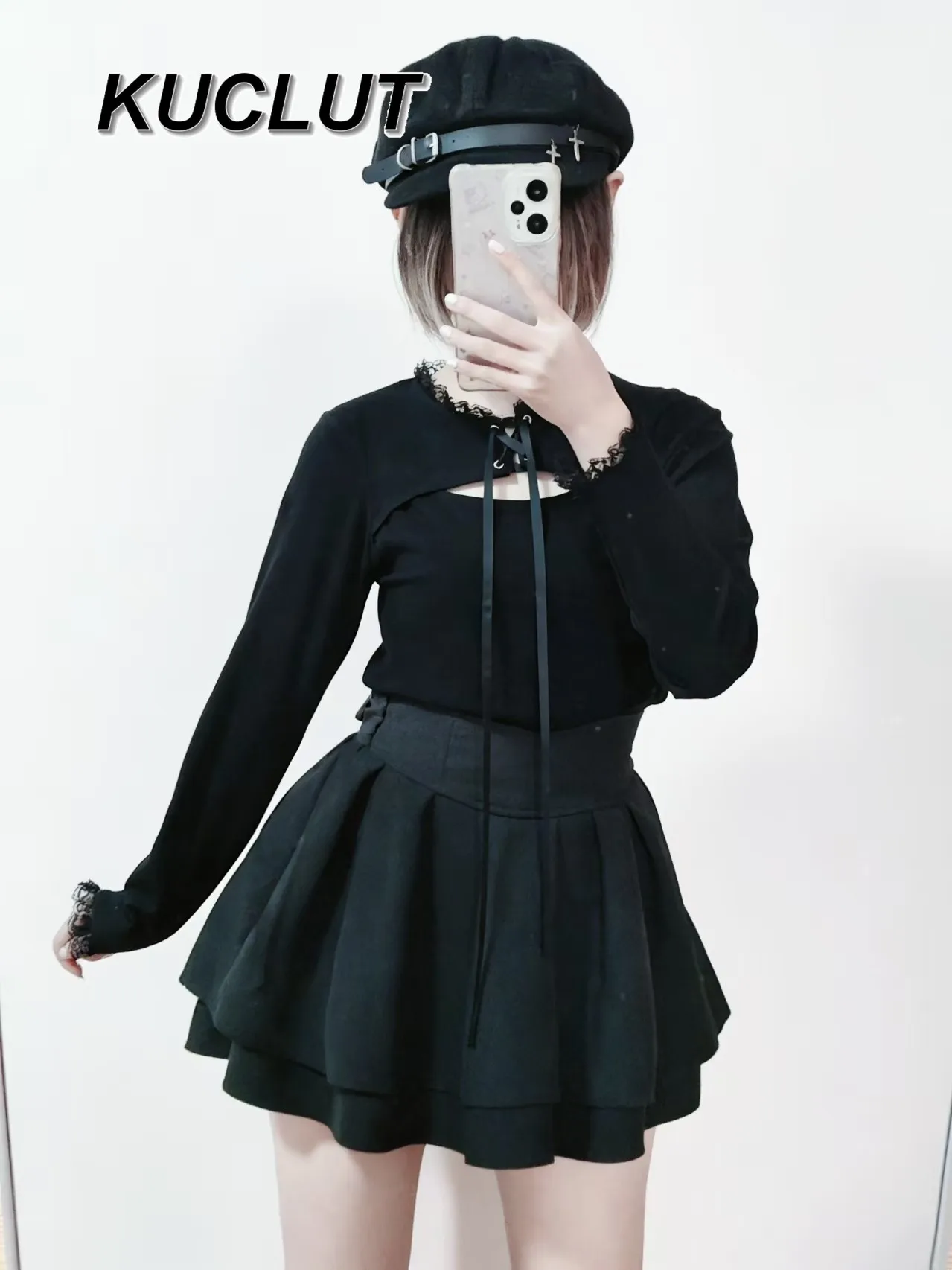 

Japanese Style Mass-Produced Stretch Base Knitted Shirt Spring and Autumn Fashion Elegant Solid Color Pullover Sweater