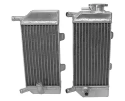 NEW L+R Aluminum Radiator For 04-2017 Honda CRF250X CRF 250 X Cooler 2004 2005 2006 2007 2008 2009 2010 2011 2012 2013 2014 2015