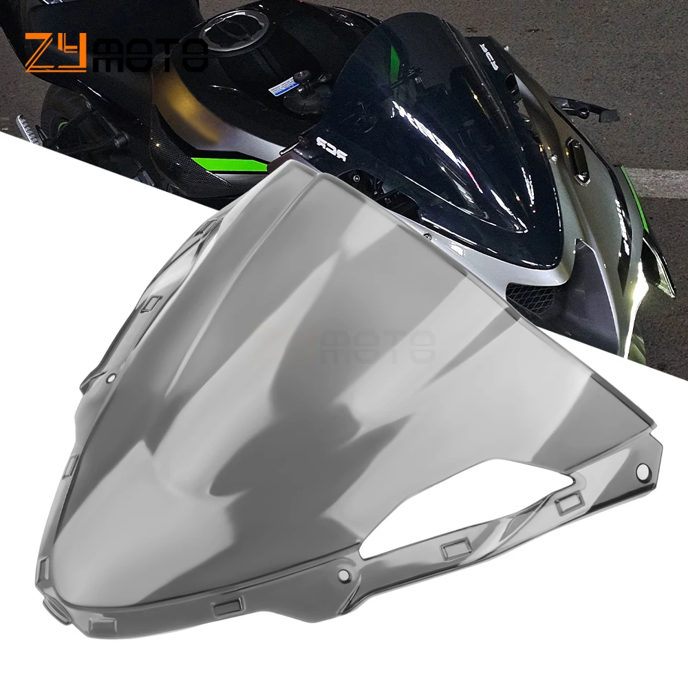 

Motorcycle accessories Wind Shield Screen For Kawasaki ZX6R ZX 6R ZX-6R 2024-2025 Windshield Deflector Windscreen Fairing New