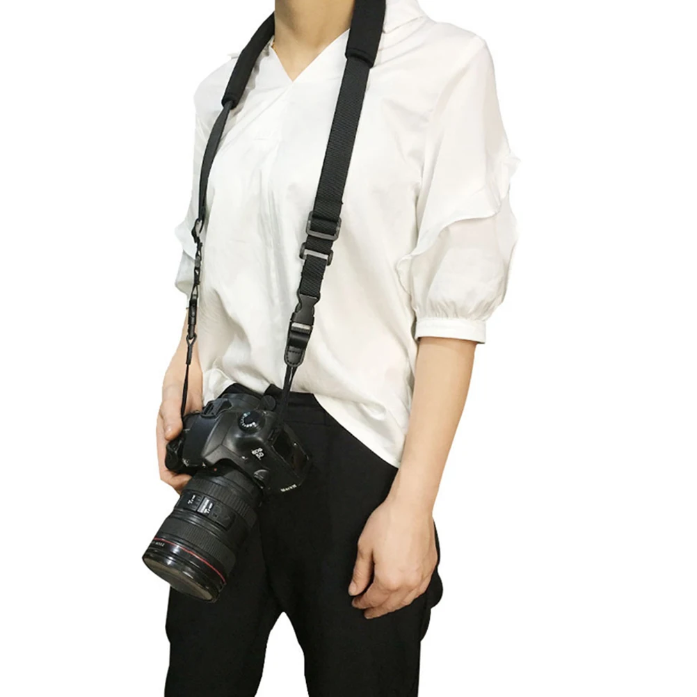 

2pcs Adjustable Damping Camera Shoulder Strap Premium Nylon Sling Belt For Dslr Digital Camera Anti-Slip Travel Use