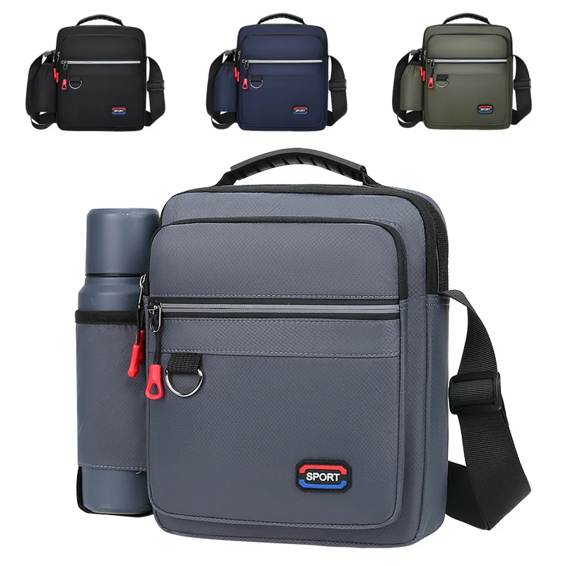 Large Storage Crossbody Shoulder Messenger Bag Multi‑Pocket Design for Business Travel Daily Commute Outdoor Casual Activities