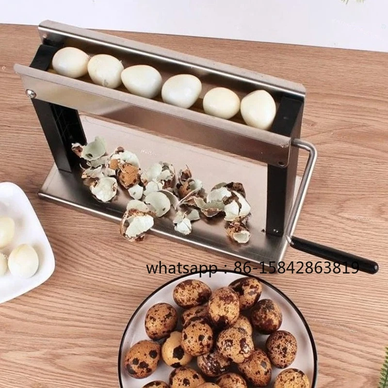 Portable Manual Egg Huller Household Hand Roll Quail Egg Peeler Manual Quail Egg Peeler Sheller