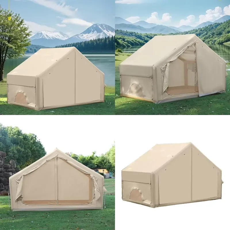 Inflatable Tent for Outdoor Camping Made of Thick Oxford Fabric Easy to Set up and Fold Suitable for Family Camping in the