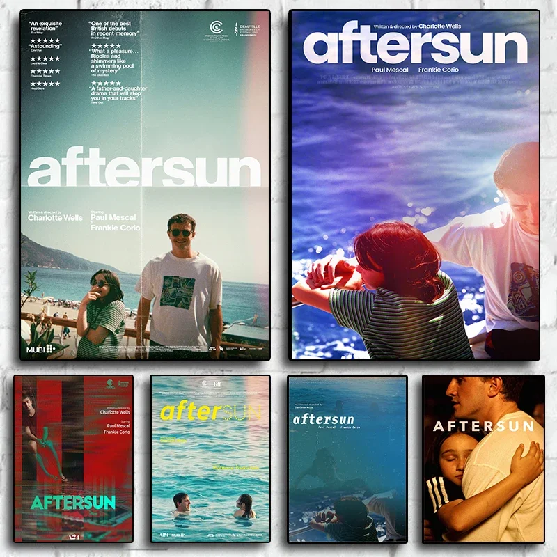 Aftersun-Affiche de film de guérison High Scores, peinture sur toile, décoration murale, salon, club de cinéma, meilleur cadeau,