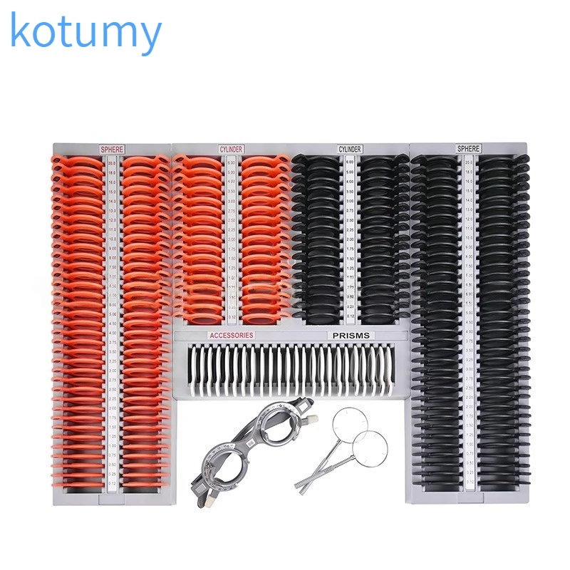 SL-232 Optometry Trial Lens Box KOTUMY Eyeglass Optometry Equipment Insert Lens Trial Testing Case