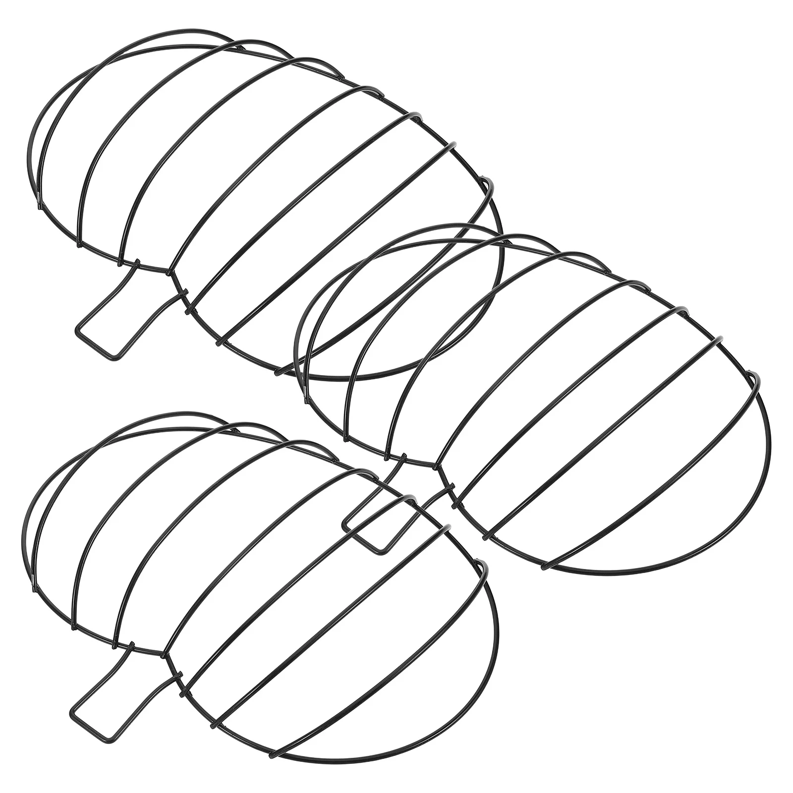 

3Pcs Metal Pumpkin Wreath Form Sturdy Wire Frame for DIY Autumn Harvest Decorations Thanksgiving Halloween Porch Garden Indoor