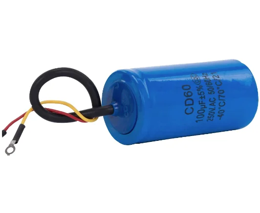 

CD60 250V 100uf CD60 250V 100uf Switching Capacitor Explosion Proof Electronic Component for Refrigerators Electronic Component