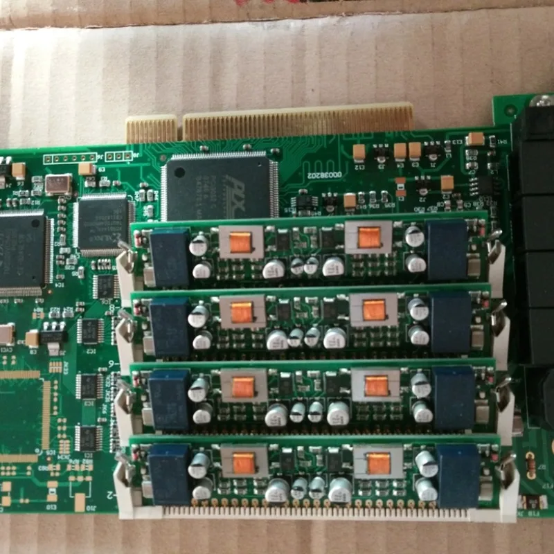 Original Sanhui 8-channel voice card SHT-8B/PCI G0088161 with 4 external modules