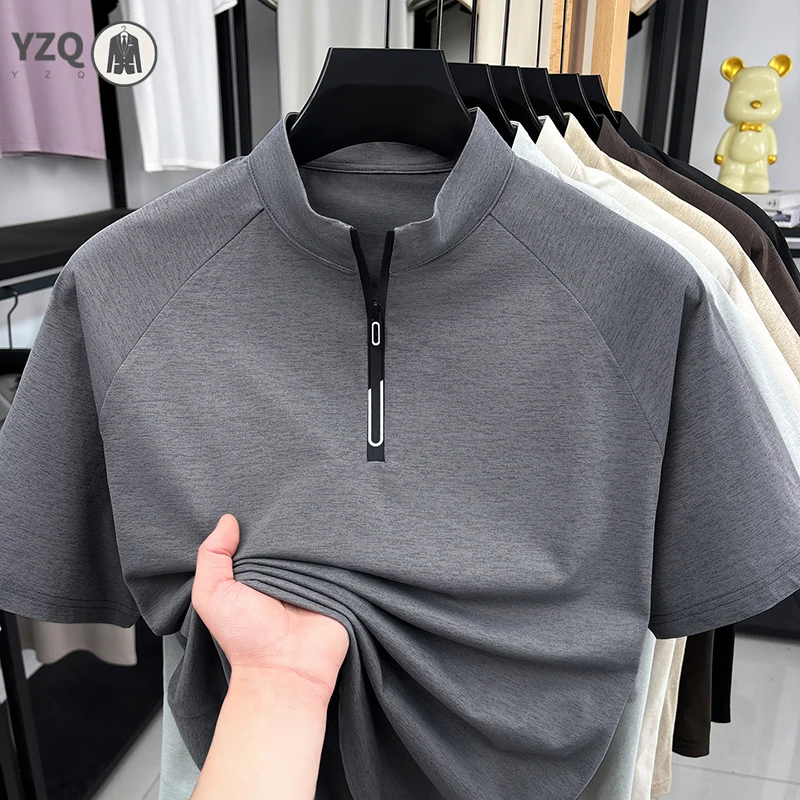 T-shirt Homme 2026 Tendance à  - Mens Fashion Quarter Zip avis et prix