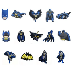 Zuecos de PVC de la serie de superhéroes Batman Joker, accesorios de dijes de zapatos, zuecos clásicos, regalo para niños, gran oferta