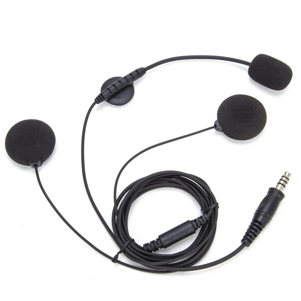 U94 PTT+Motorcycle Helmet Radio Headset Microphone for YAESU VERTEX VX-6R VX-7R FT-270R FT-277R VX-120 VX-127 VX-170 VX-177