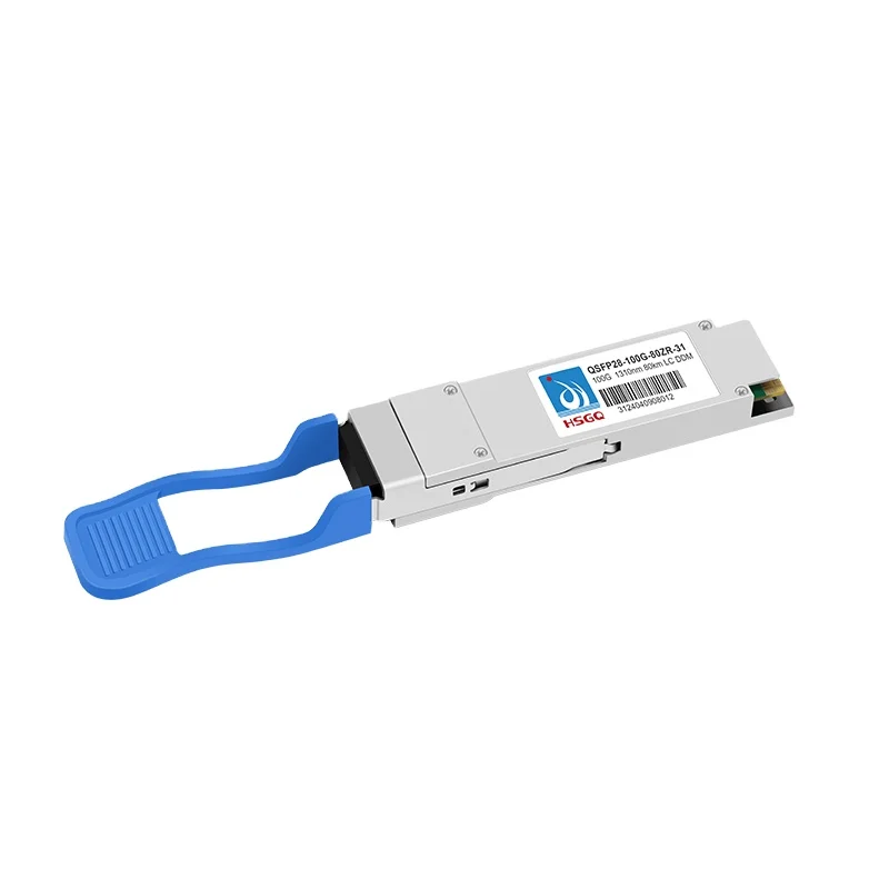 H3C QSFP-100G-ZR4-WDM1300 Compatible 100GBASE-ZR4 QSFP28 1310nm 80km DOM Duplex LC/UPC SMF Optical Transceiver Module