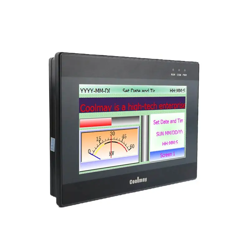 

Coolmay 7 inch HMI PLC all-in-one 800*480 24di 20do Support MODBUS RTU RS485 RS232 Analog Programmable Logic Controller
