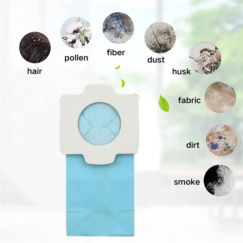 A88X 20PCS เปลี่ยนถุงเก็บฝุ่นสําหรับ CL102 CL104 CL107 CL108 ชิ้นส่วนเครื่องดูดฝุ่น